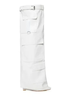 Alexia- Covered Wedge Boot