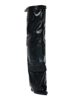 Alexia- Covered Wedge Boot