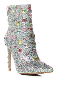 Arnica- Jeweled Stiletto Bootie