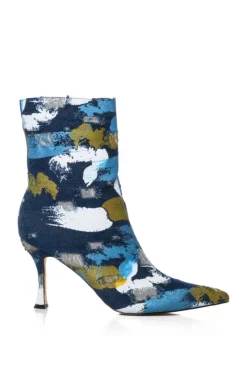 August- Denim Stiletto Bootie
