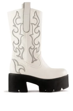 Blizzard- Chunky Western Boot