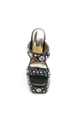 Breeze- Bejeweled Platform Sandal
