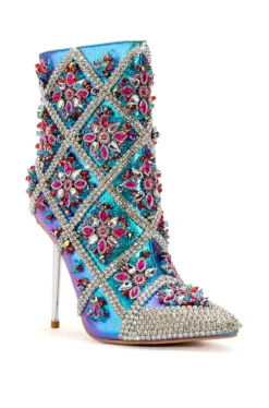 Crisp- Jeweled Stiletto Bootie