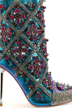 Crisp- Jeweled Stiletto Bootie