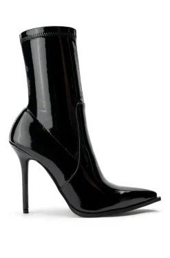 Isabella- Patent Stiletto Bootie