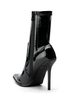 Isabella- Patent Stiletto Bootie