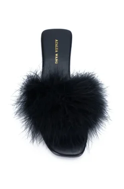 Janessa- Fluffy Flat Sandal