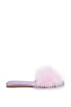 Janessa- Fluffy Flat Sandal