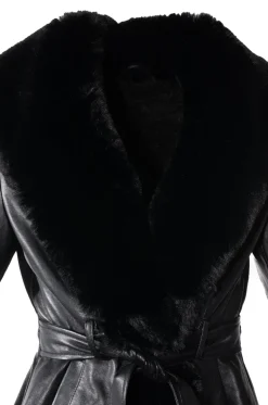 Kenzy Plus Size Faux Fur Coat