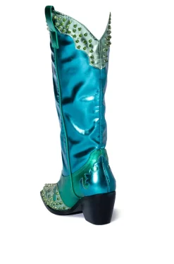Knox- Multi Mixed Metallic Western Boot