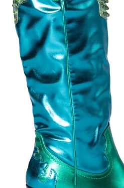 Knox- Multi Mixed Metallic Western Boot