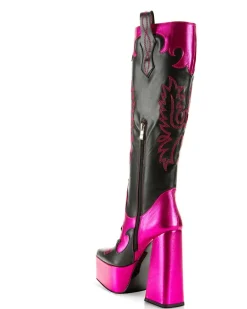 Lilianna- Platform Western Boot