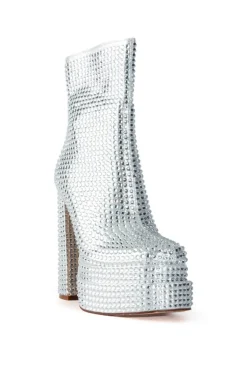 Mateo- Platform Rhinestone Bootie