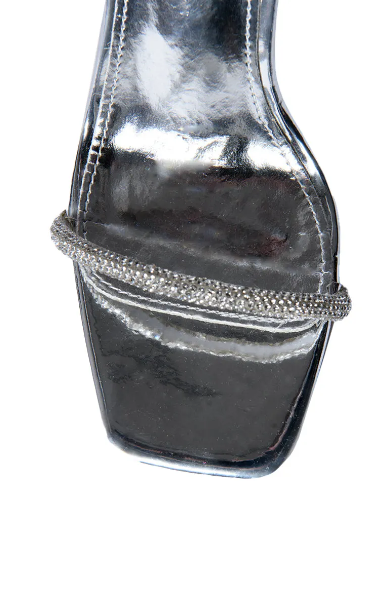 Mia- Crystal Wrap Heeled Sandal