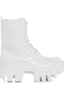 Olympia- Chunky Lace Up Bootie