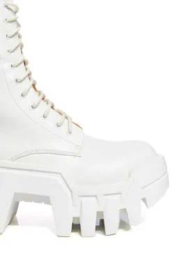 Olympia- Chunky Lace Up Bootie