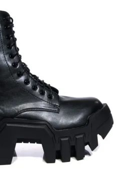 Olympia- Chunky Lace Up Bootie