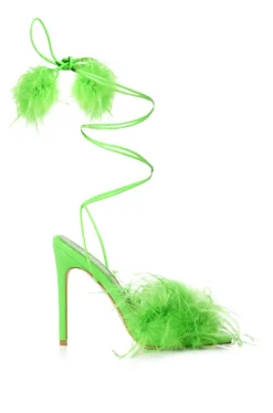 Penn- Feather Stiletto Sandal