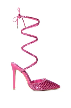 Riss- Crystal Ankle Wrap Pump