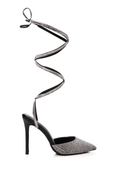 Riss- Crystal Ankle Wrap Pump
