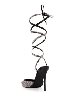 Riss- Crystal Ankle Wrap Pump