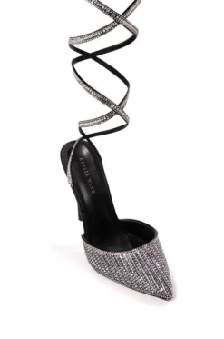 Riss- Crystal Ankle Wrap Pump