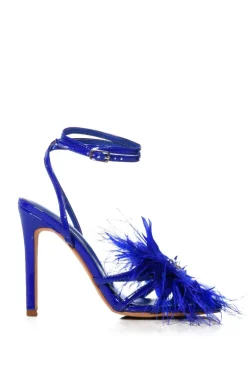 Santos- Feather Stiletto Sandal