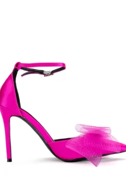 Sweetie- Ankle Strap Bow Pump