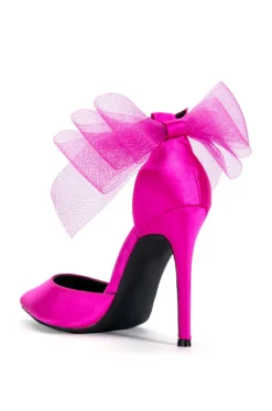 Sweetie- Ankle Strap Bow Pump