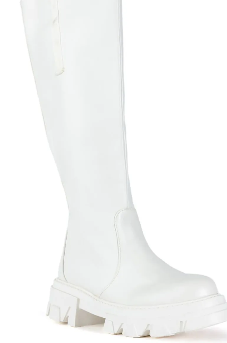Valerie- Knee High Lug Boot